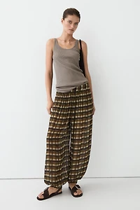 Flowing sarouel trousers