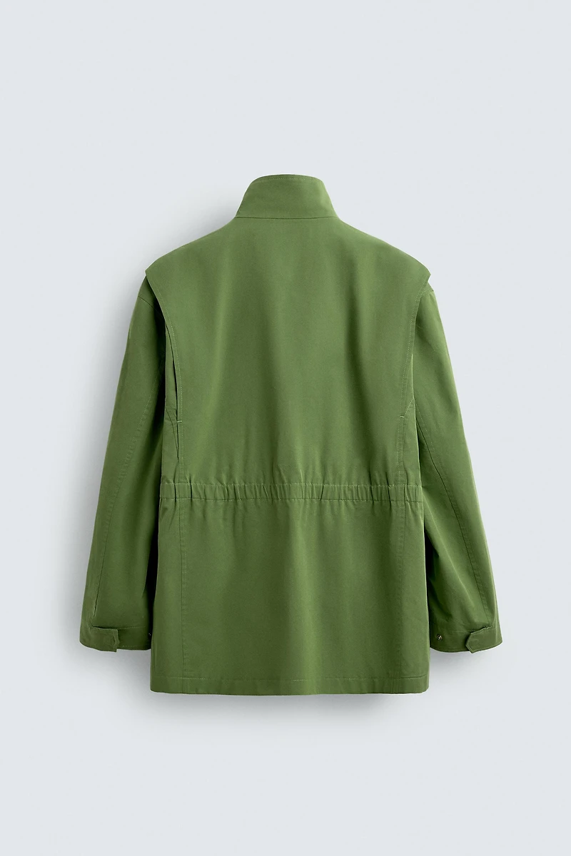 RELAXED FIT PARKA WITH POCKETS