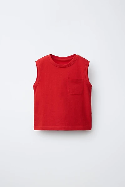 PLAIN POCKET T-SHIRT