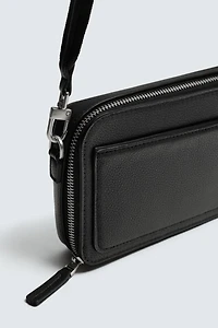 TEXTURED CROSSBODY BAG