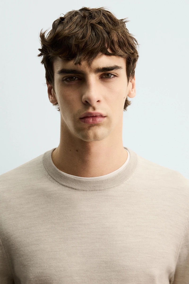 REGULAR FIT WOOL JUMPER