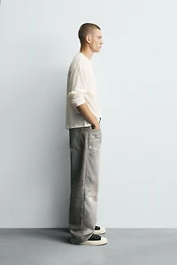 PRINTED BAGGY FIT JEANS