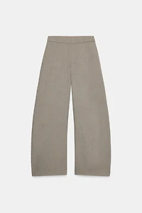 ZW COLLECTION HERRINGBONE BALLOON PANTS