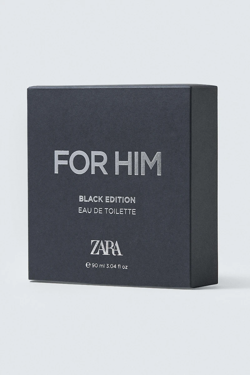 FOR HIM BLACK EDITION EDT 90ML (3.38 FL. OZ.)
