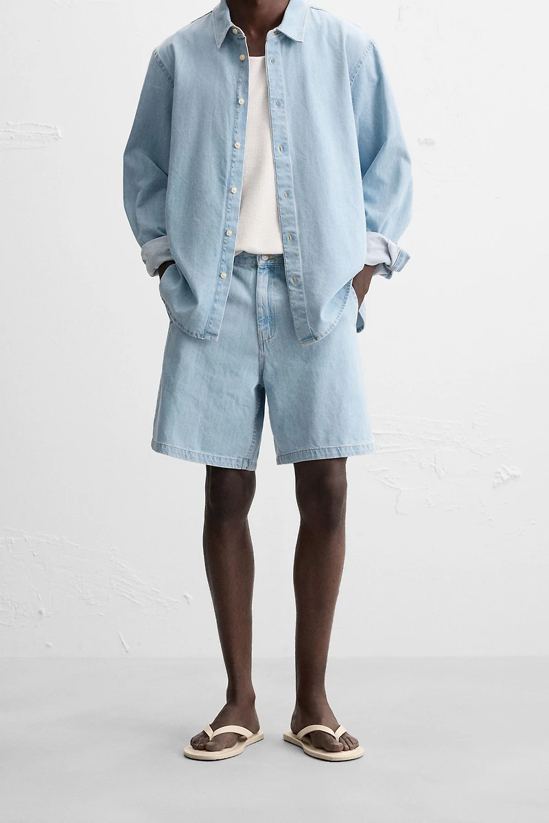 DENIM SHORTS