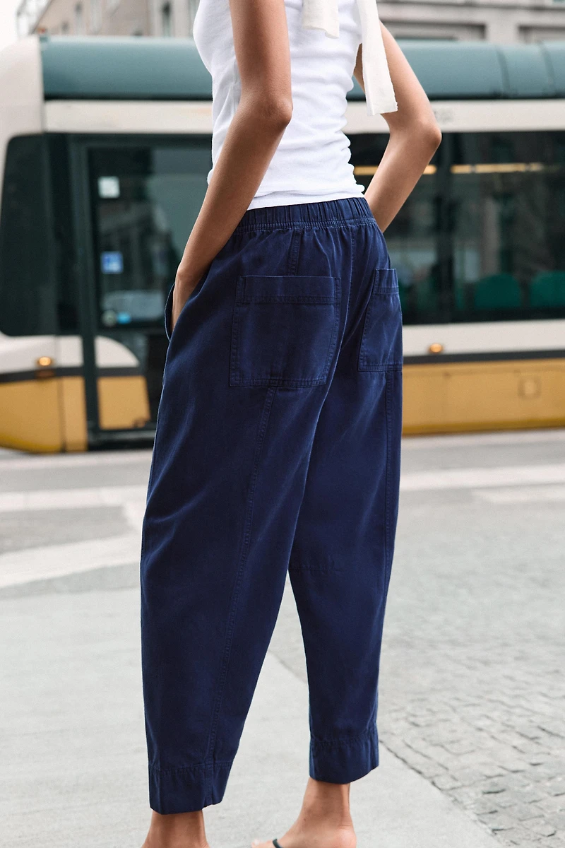 ELASTIC WAIST PANTS