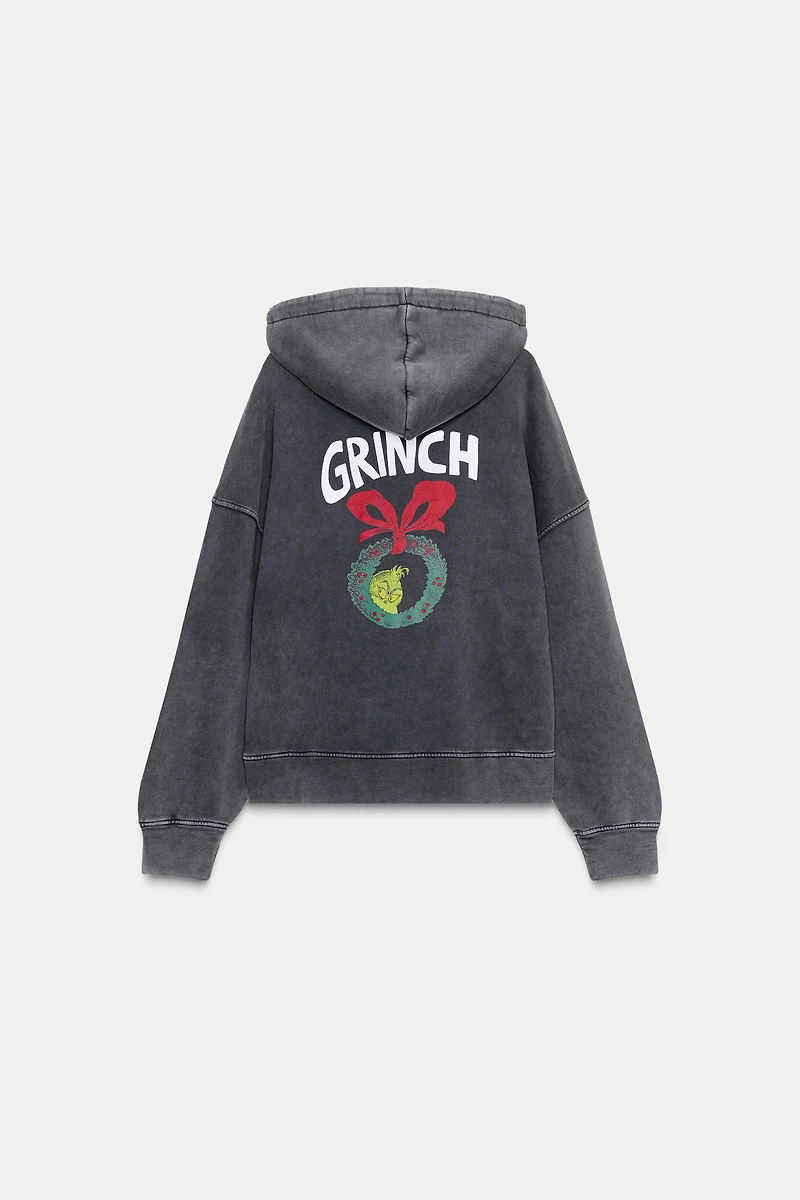GRINCH™ CHRISTMAS WASHED EFFECT SWEATSHIRT