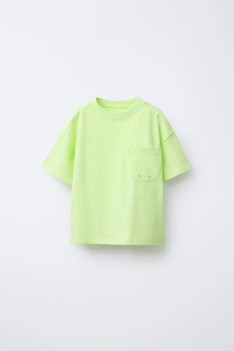 PLAIN POCKET T-SHIRT