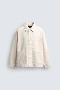 BLOUSON COUPE DÉCONTRACTÉE POCHES
