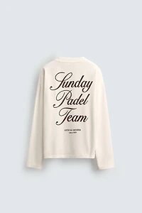 PRINTED TEXT T-SHIRT