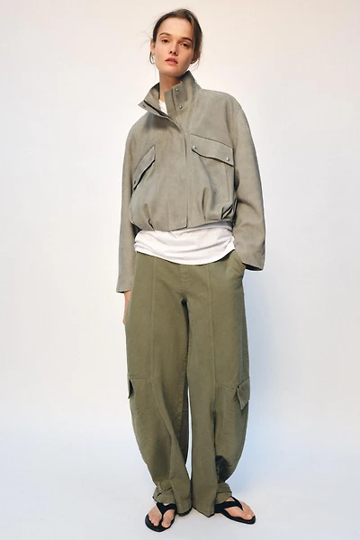 ZW COLLECTION LIMITED EDITION SUEDE LEATHER JACKET