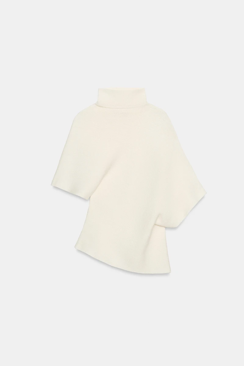 PULL ASYMÉTRIQUE EN MAILLE