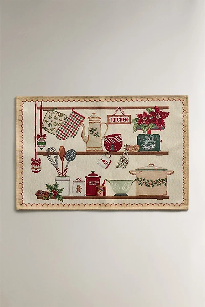 SET DE TABLE CUISINE NOËL