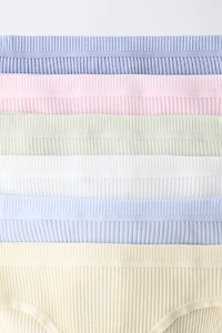 AGES 6-14 / SIX-PACK OF RIBBED UNDERWEAR