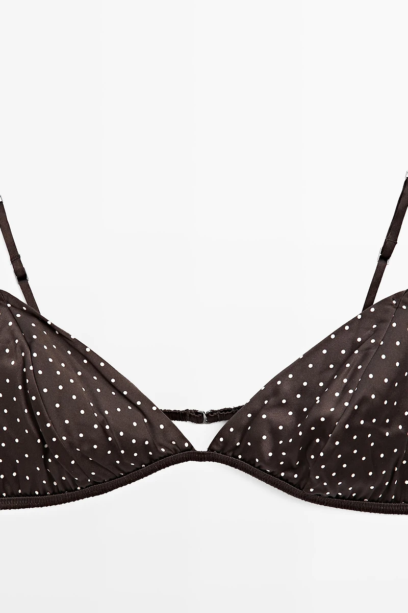 Polka dot bra