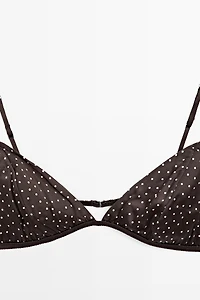 Polka dot bra