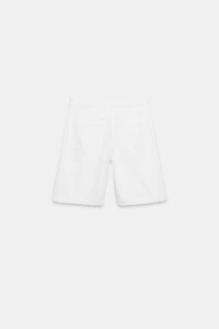 BERMUDA EN JEAN RELAXED TAILLE NORMALE ZW COLLECTION