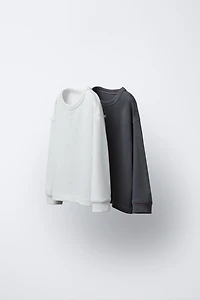 TWO-PACK OF PIQUÉ SHIRTS WITH EMBOSSED LOGO