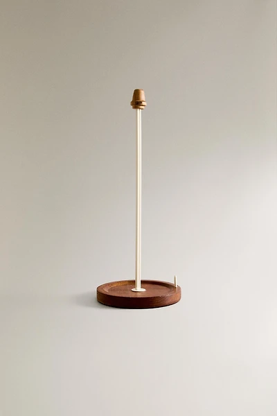 IRON AND WOOD KITCHEN ROLL HOLDER