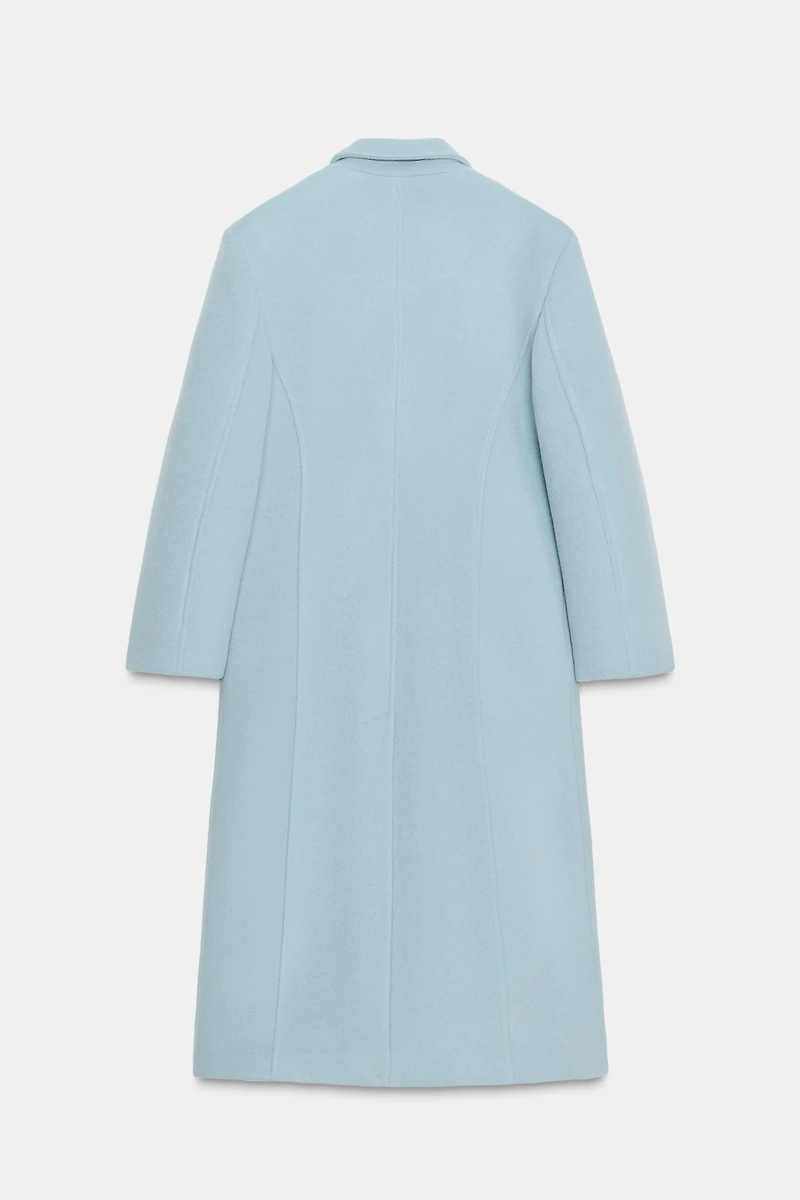 FITTED WOOL BLEND COAT ZW COLLECTION