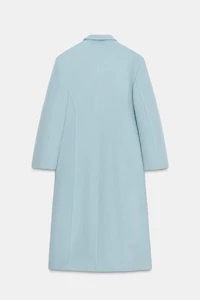 FITTED WOOL BLEND COAT ZW COLLECTION
