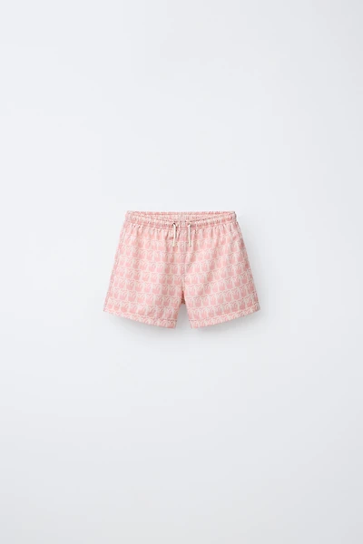 2-6 YEARS/ PALM TREE SWIM SHORTS