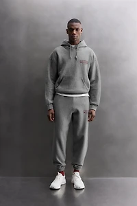 TEXT PRINTED HOODIE