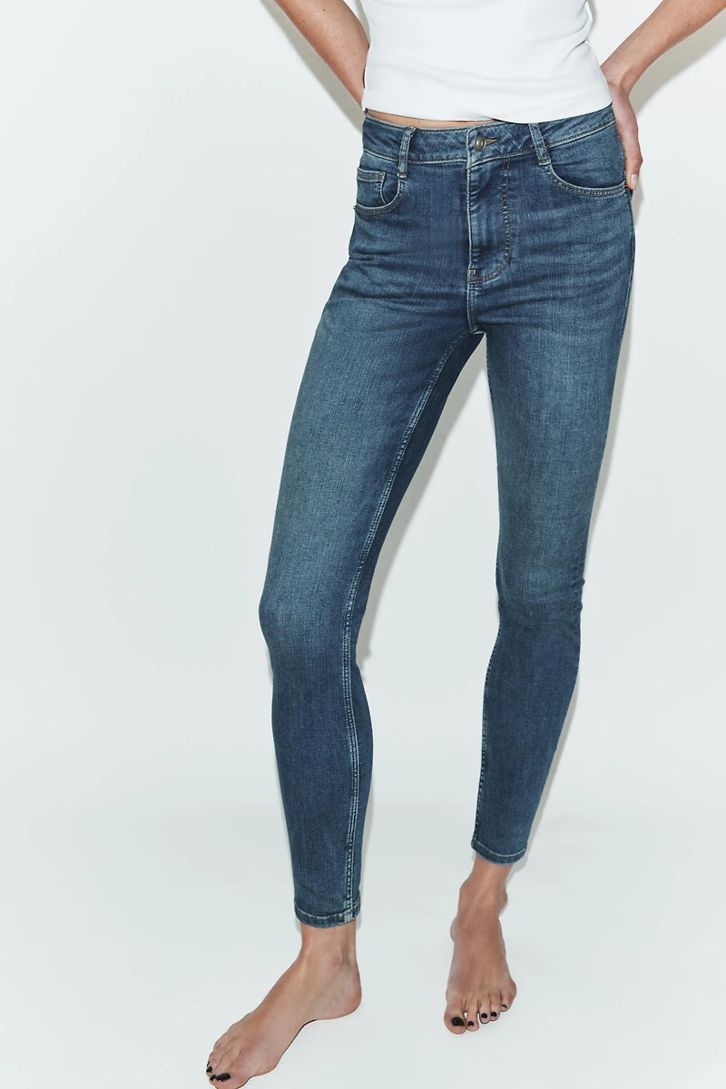 JEAN TRF SKINNY TAILLE HAUTE