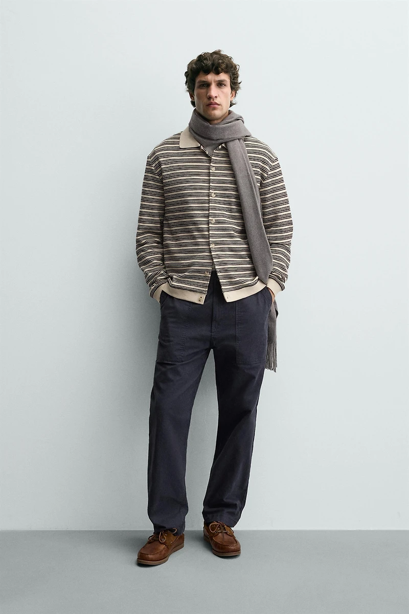 VESTE STRUCTURÉE À RAYURES