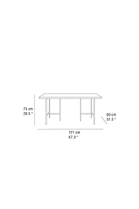 WOOD AND METAL OFFICE DESK
