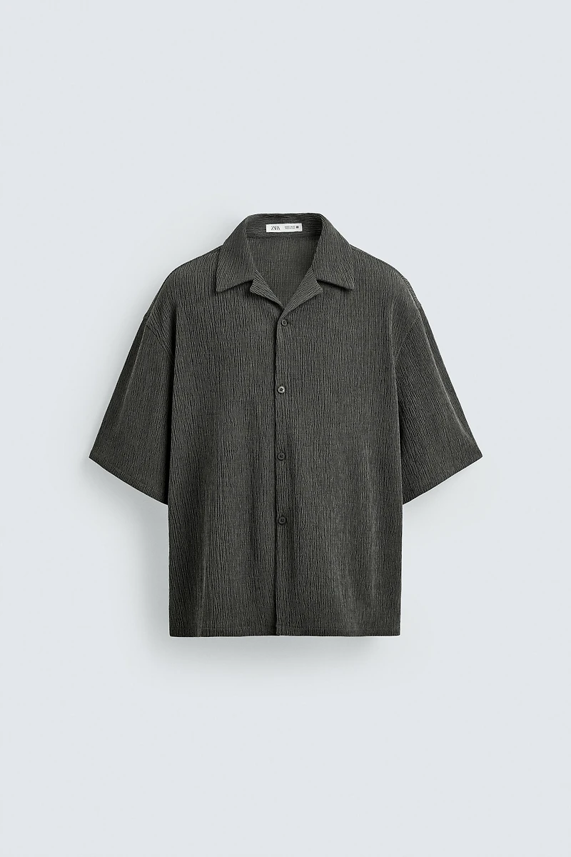 TEXTURED RELAXED FIT SHIRT