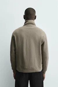 INTERLOCK RIBBED JACKET