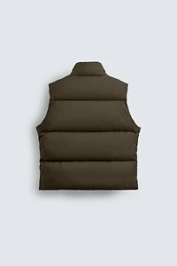 100% FEATHER PUFFER VEST