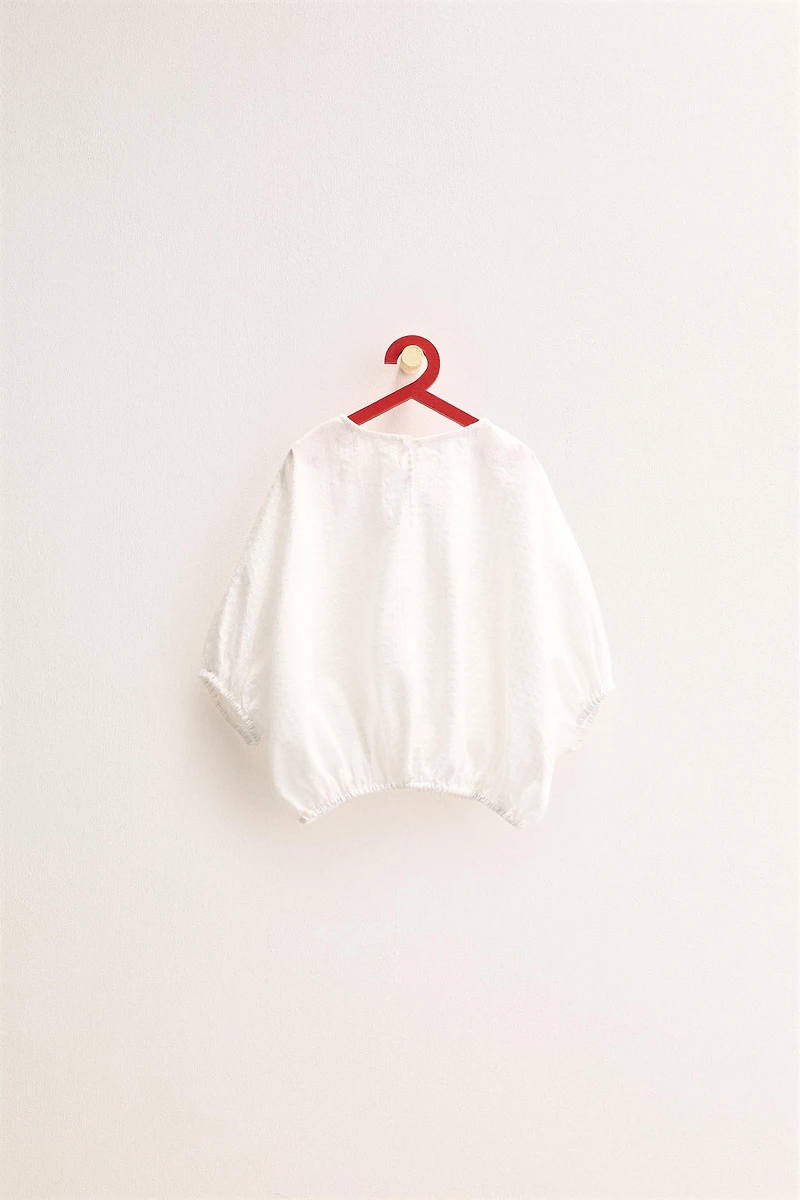 ZARA TIMELESS - OVERSIZED TEXTURED TOP