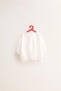 ZARA TIMELESS - OVERSIZED TEXTURED TOP
