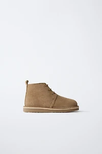 LINED LEATHER BOOTS
