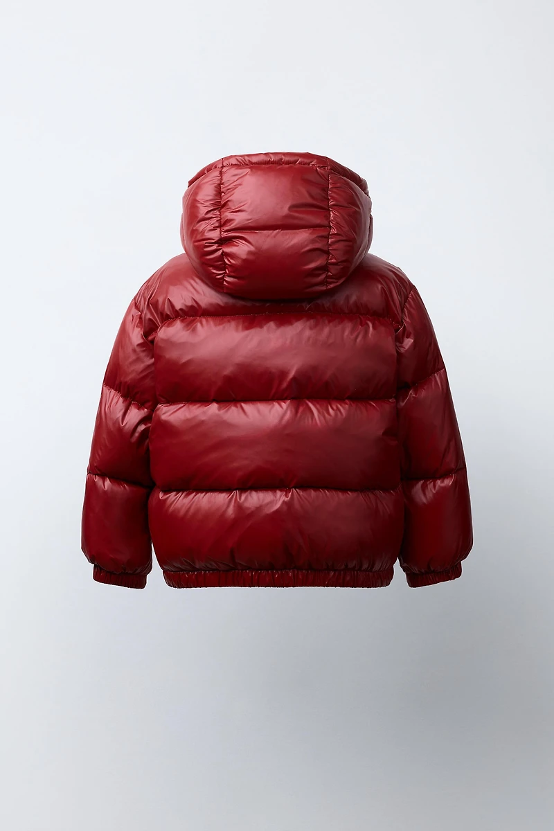 DOUDOUNE 50% PLUME ET DUVET DÉPERLANTE COUPE-VENT AVEC CAPUCHE