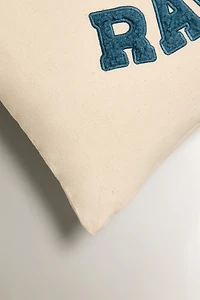 CHILDREN'S RACE COTTON THROW PILLOW COVER