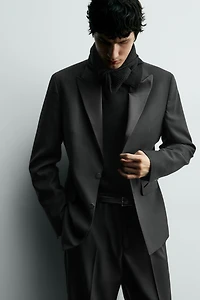 VESTE DE SMOKING REGULAR FIT AVEC LAINE