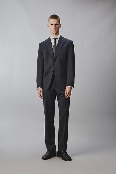 BLAZER REGULAR FIT COSTUME À CARREAUX
