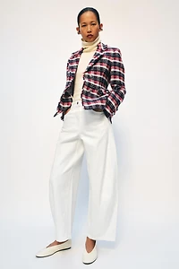 ZW COLLECTION MID-RISE ANKLE BALLOON JEANS