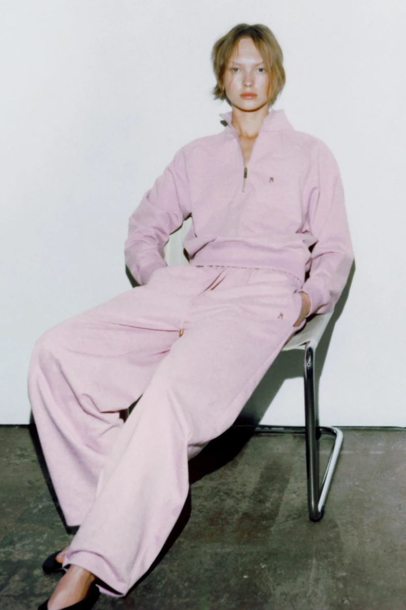 PANTALON EN MOLLETON ZA