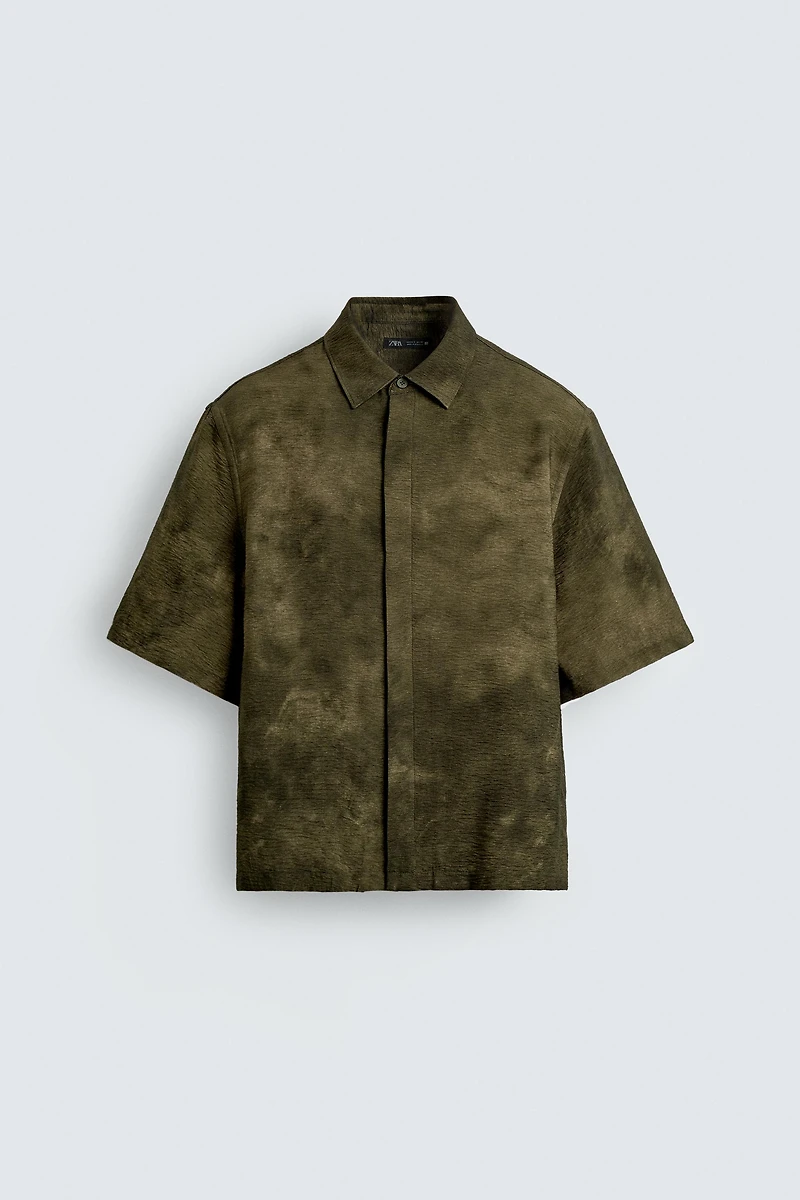 ABSTRACT PRINT RELAXED FIT SHIRT
