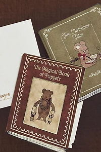 CHILDREN’S CHRISTMAS ANIMAL POSTCARD SET (SET OF 2)