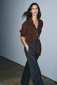 TOP DRAPÉ CACHE-CŒUR ZW COLLECTION