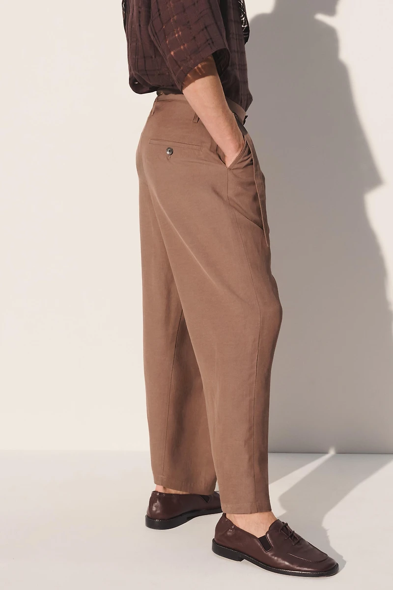 RELAXED FIT WRAP PANTS