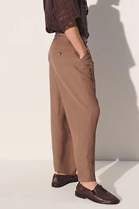RELAXED FIT WRAP PANTS