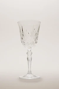 CARVED CRYSTALLINE GLASS