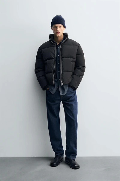 BOXY FIT WATER REPELLENT PUFFER JACKET