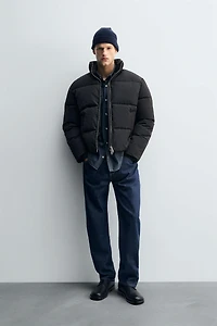 BOXY FIT WATER REPELLENT PUFFER JACKET